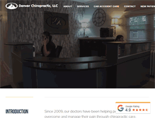 Tablet Screenshot of denvercoloradochiropractic.com
